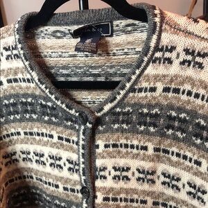 Made in Holland 100 Wool Cardigan